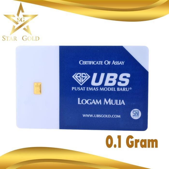 Logam Mulia Ubs Berat 0,1 Gram