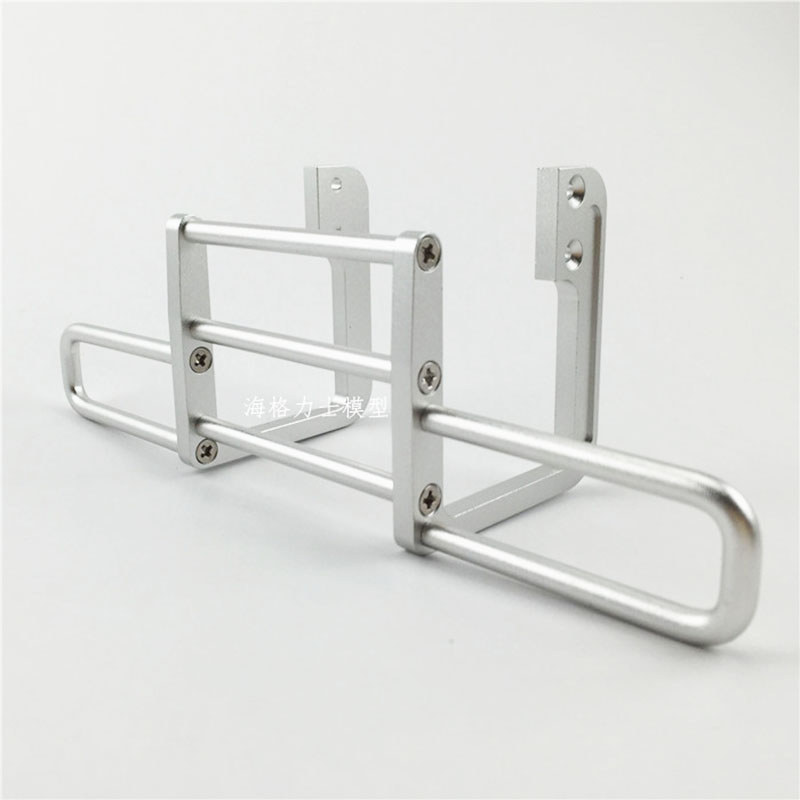 Full Metal Front Bumper Front Guard For 1/14 Tamiya Rc Truck Trailer Dump Truck Scania