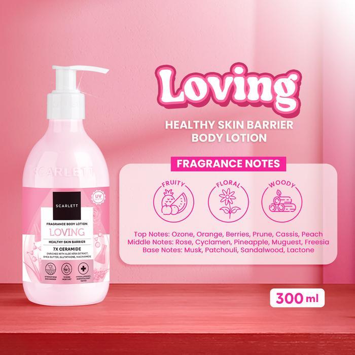 75r2- Scarlett Whitening New Fragrance Brightening Body Lotion Bright Mood Booster Loving