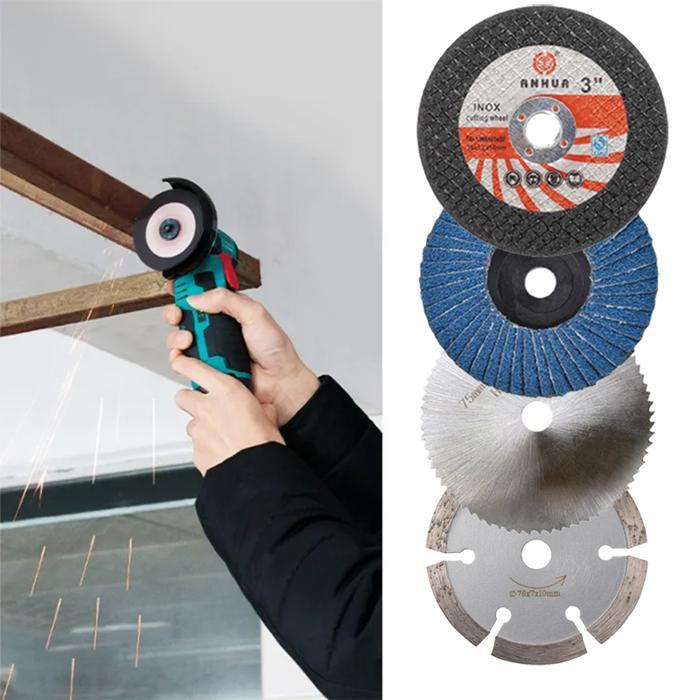 kks MAKITA Cakram Gerinda Bor Diameter 75Mm 10Mm Alat Penggiling Sudut Elektrik Multifungsi Pisau