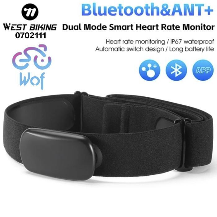 SIAPKIRIM WEST BIKING 111 Smart Heart Rate Sensor Monitor Dada OlahSepeda Lari Sport Heart Rate
