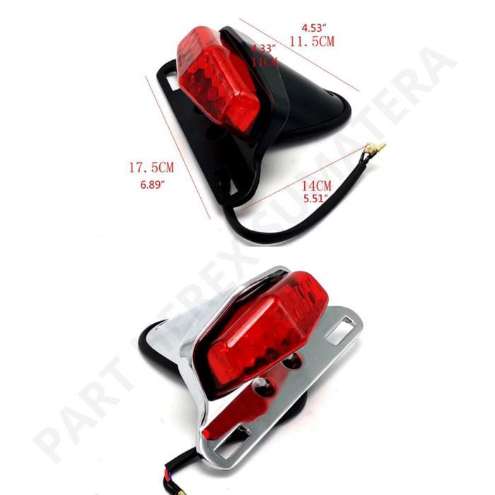 Stoplamp Led Custom Lucas Style Chopper British Scrambler Tracker