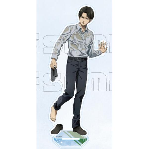 Game Attack on Titan Acrylic Stand Doll Anime Hange zoe Levi Reiner Eren Yeager Figure Model Plate C
