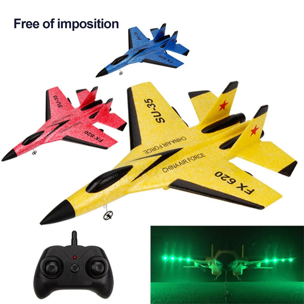 FX-620 SU-35 RC Remote Control Airplane 2.4G Remote Control Fighter Hobby Plane Glider Airplane EPP 