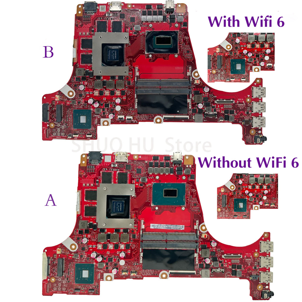 KEFU G531GT Laptop Motherboard For ASUS ROG Strix G G531G G731G G731GT Notebook Mainboard I5-9300H I