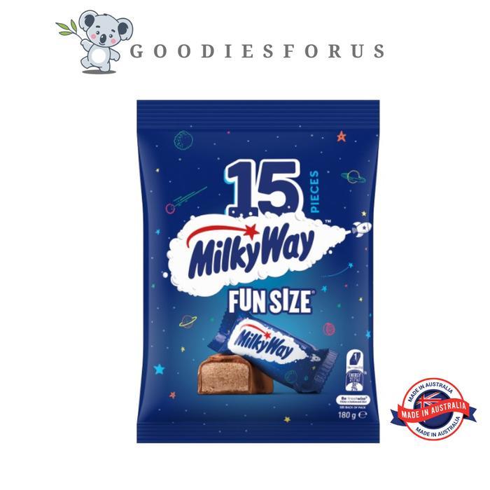 (ORIGINAL) HYA MILKY WAY CHOCOLATE ISI 15 MINI PACK COKLAT IMPORT MILKYWAY AUSTRALIA TERMURAH