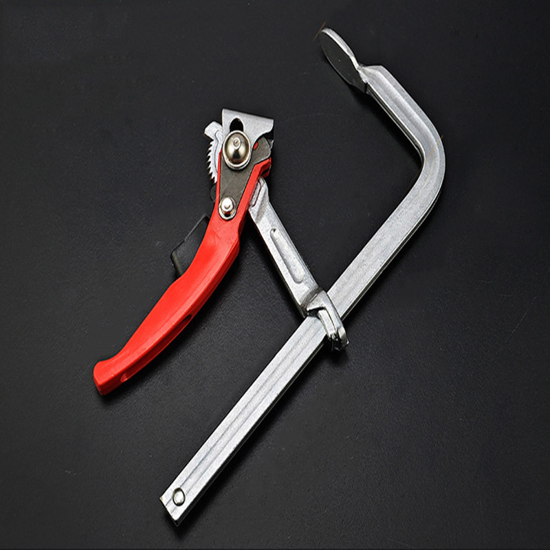 4 Style Ratchet Fast F Clamp For Guide Rail System All-Steel Forged Guide Rail Clamp Carpenter Fixed