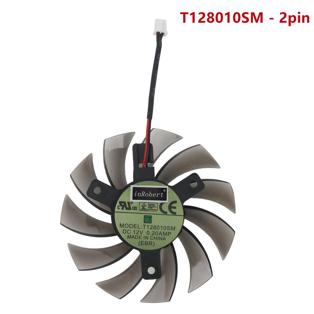 75MM T1281010SM PLD08010S12H 2Pin 3Pin Cooler Fan For Gigabyte GeForce GTX 560 460 Ti R7 260x R270X 