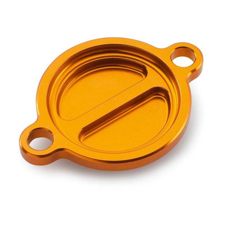 KTM Factory Oil Filter Cover KTM 250 EXCF 2014-2025, 350 EXCF 2012-2025, 450/500 EXCF 2009-2025 -