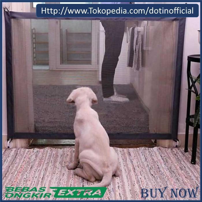 Pagar Jaring Pembatas / Peghalang Anjing Kucing Nylon Hitam