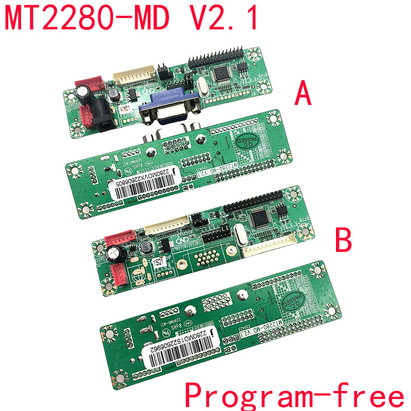 MT169/MT6820-MD/2280-MD V2.1 Universal LVDS LCD Monitor Screen Program LVDS LCD Driver Board Support