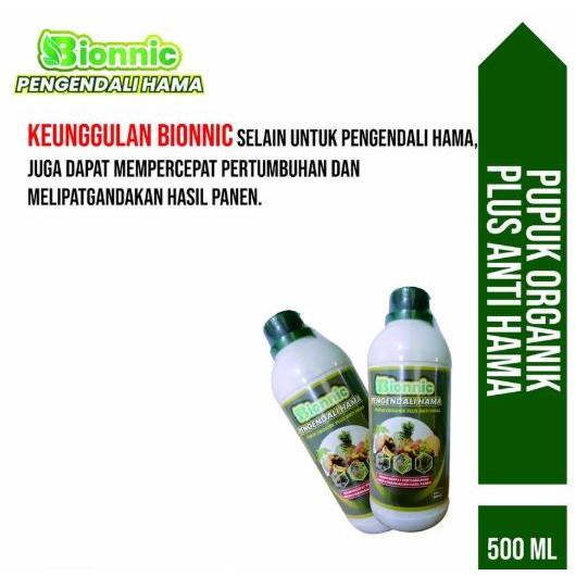 Mrono_Mrene Pupuk Organik & Anti Hama Pestisida Nabati Bionnic 500 Ml Cap Laksa Cegah Keong Tikus