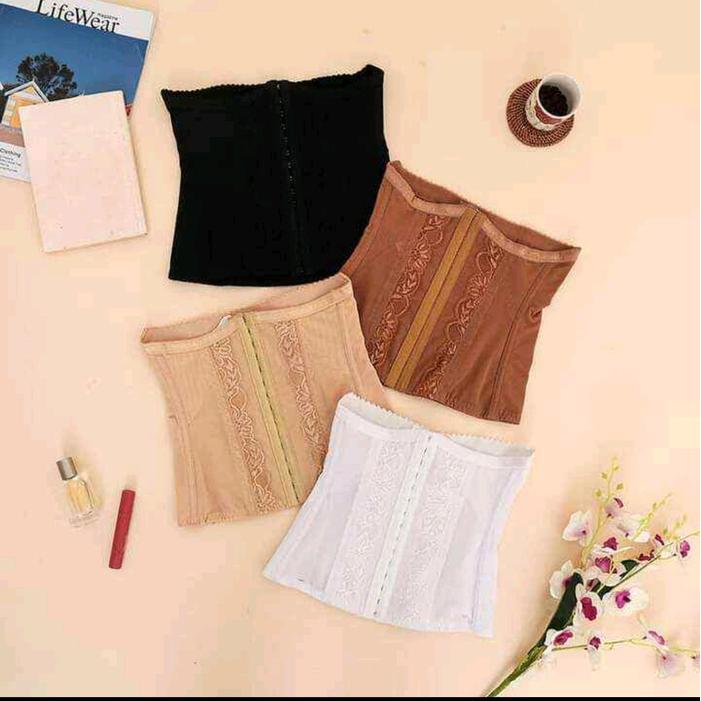 Corset Perut Barbara Long Fiori