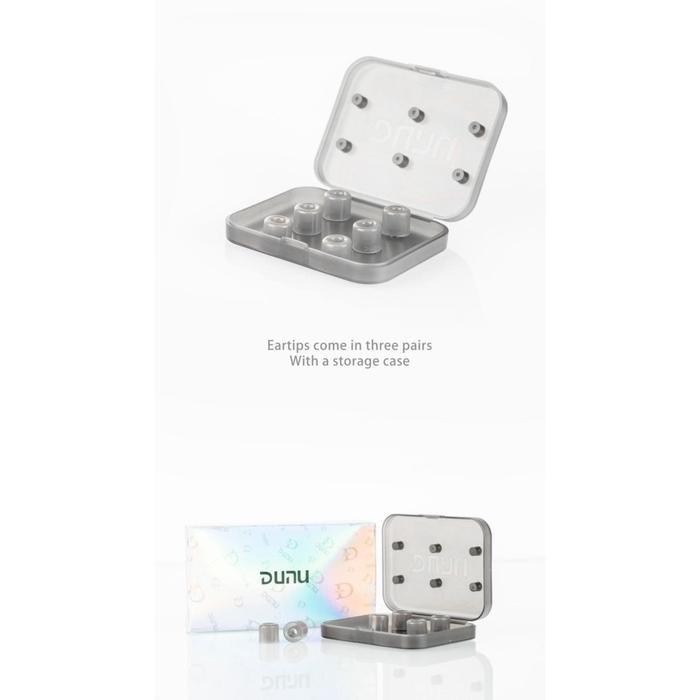 ivfo- Dunu S&S (Stage & Studio) Flat Cylindrical Silicone Eartips Dunu Ss
