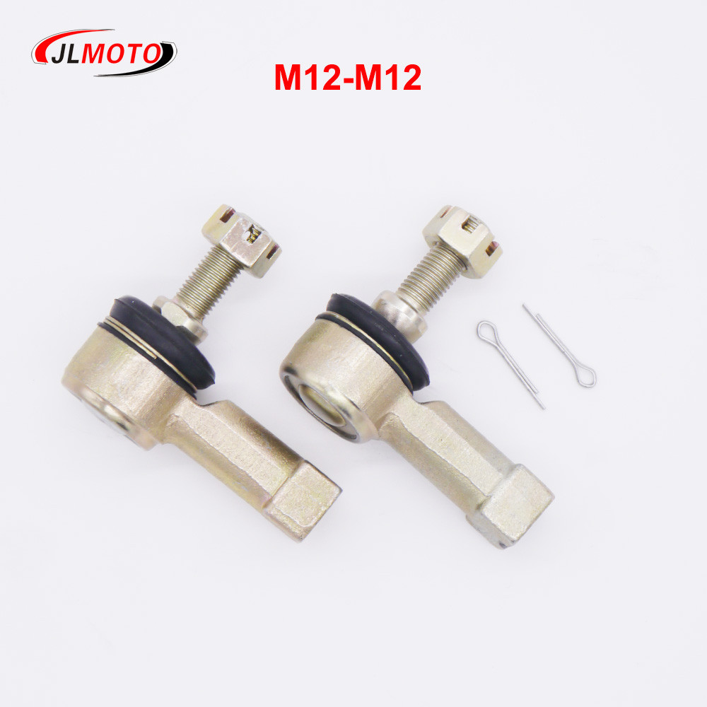 M12-M12 Tie Rod Ends Kit For Ds Golf Cart 102288301 102022601 Atv Honda Fourtrax Trx300 Yamaha