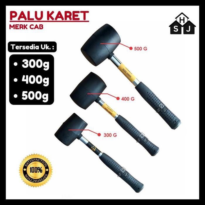 New Palu Karet Palu Lantai Keramik / Palu Granit Gagang Besi Martil Rubber Hammer Handle High