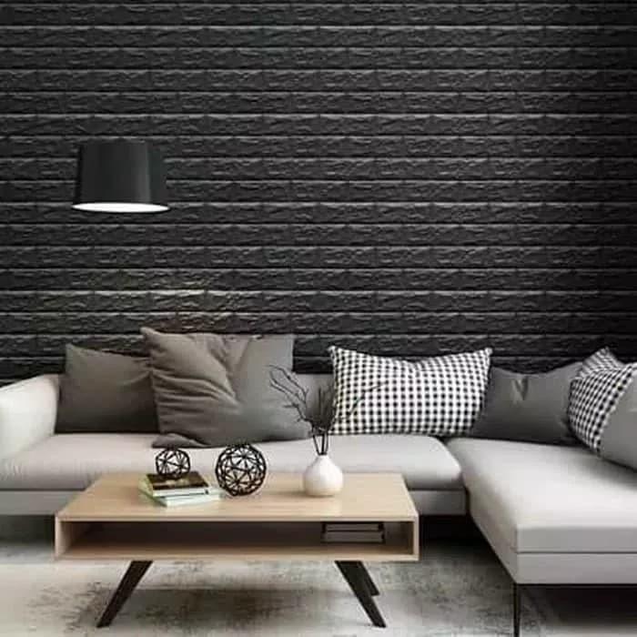 New wallpaper dinding tempel foam 3d brick 3.5mm - 3.5mm