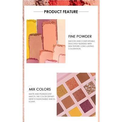 pamf- (Ready & Ori) Focallure Eyeshadow Pallete Go Travel 15 Colors Paris Turkey Prague