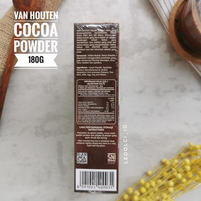 ls56- Van Houten Coklat Bubuk Cocoa Powder Van Houten 180 Gram