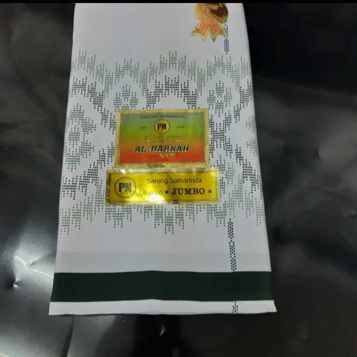 Sarung Al Barkah Samarinda Putih
