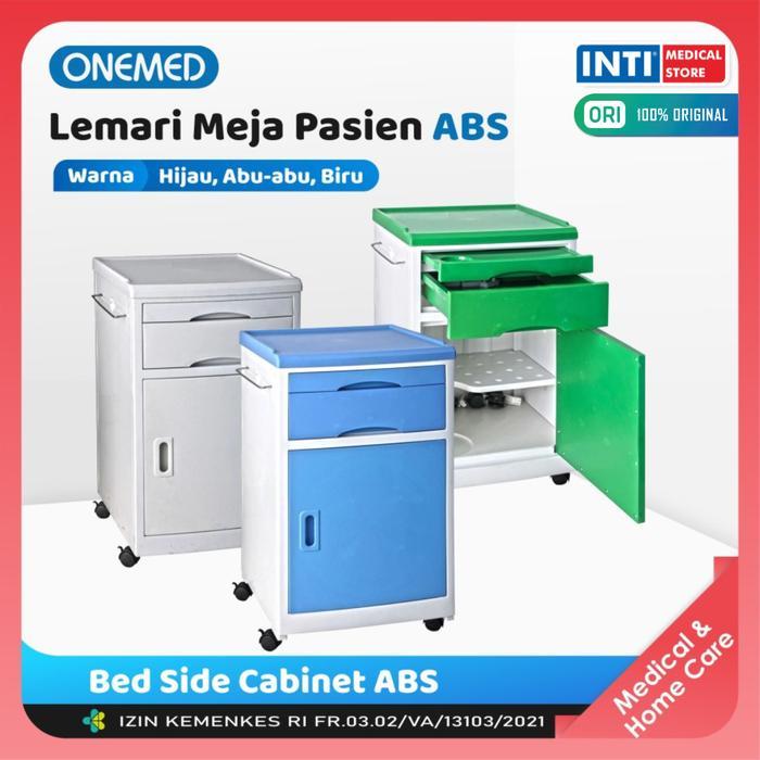 Onemed Bed Side Cabinet Abs Onemed Lemari Meja Pasien Abs