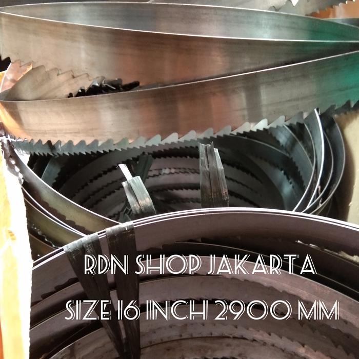 Paling Berkualitas Mata Gergaji Potong Belah Kayu Bandsaw 16"X 25X0.7 Mm X P 2900.P 3050 Terlaris