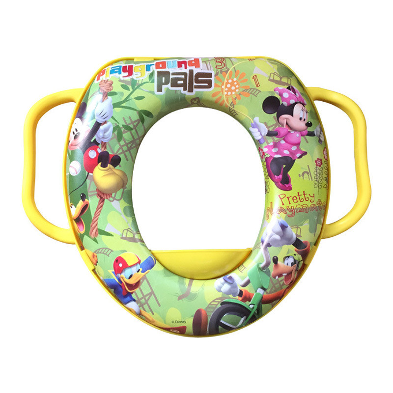 Disney Mickey Mouse Spiderman Baby Potty Seat toddler portable Toilet Training seat children urinal 