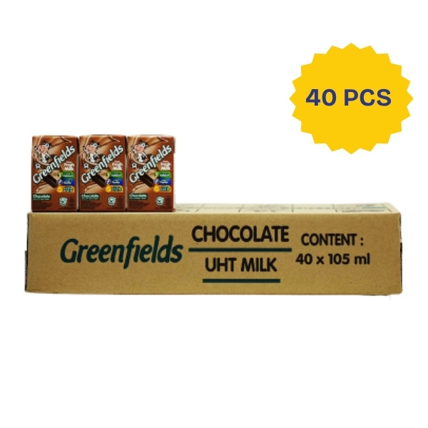 GREENFIELDS UHT CHOCOLATE 40 X 105 ML KARTON