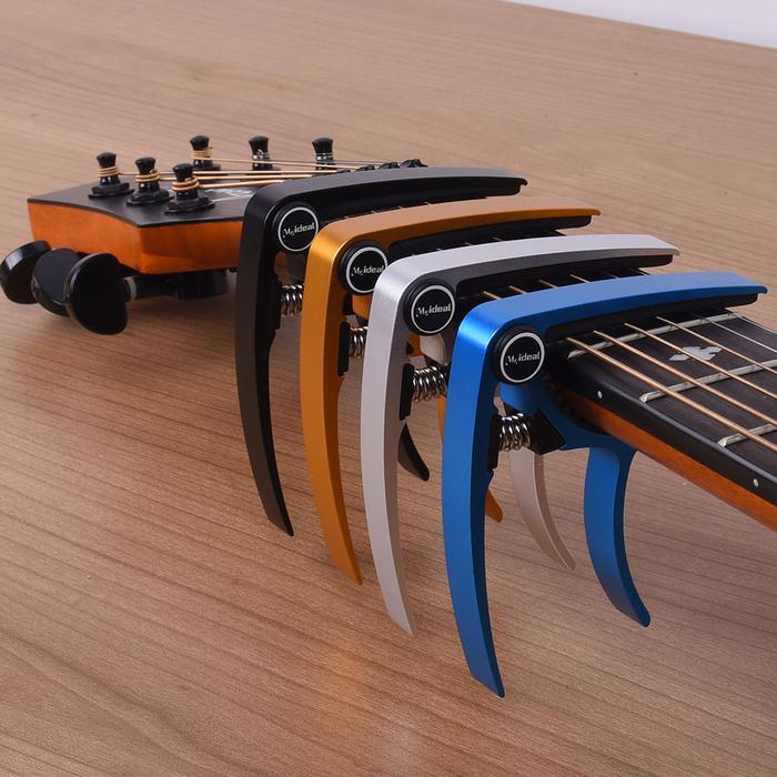 Meideal Mc20 Capo Gitar Akustik Elektrik Bass Banjo Mandolin Penjepit Senar Bahan Aluminium Garansi