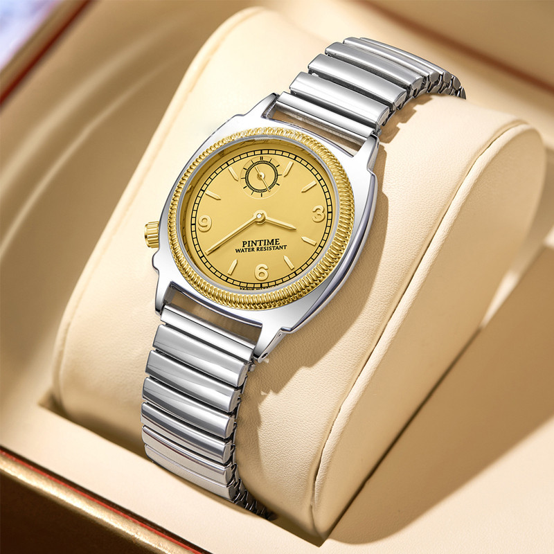 Original Quartz Watch Spring Strap Independent Second Dial Retro Unique Men's and Women's Quartz