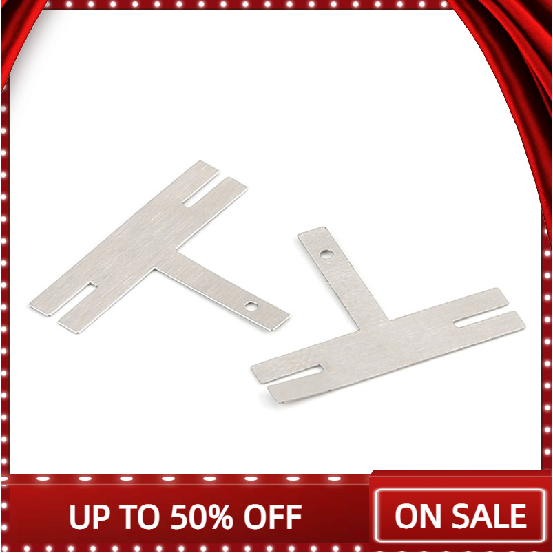 Nickel Strip 100 Piece T Shaped Nickel Sheets Plates Battery Nickel Plated Steel Belt Strip Spot