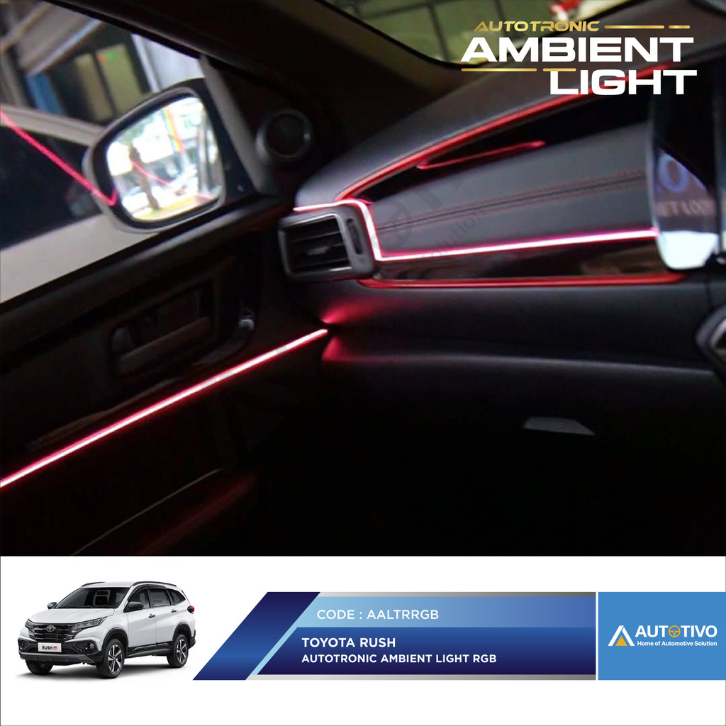 Ambient Light RGB Rush Lampu Mobil interior Universal