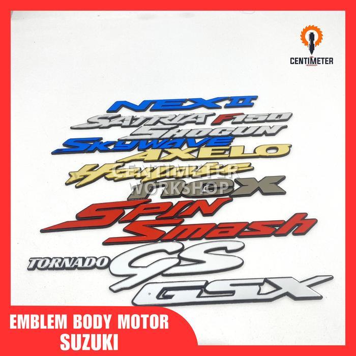 TERBARU Emblem Body Motor SUZUKI BERGARANSI