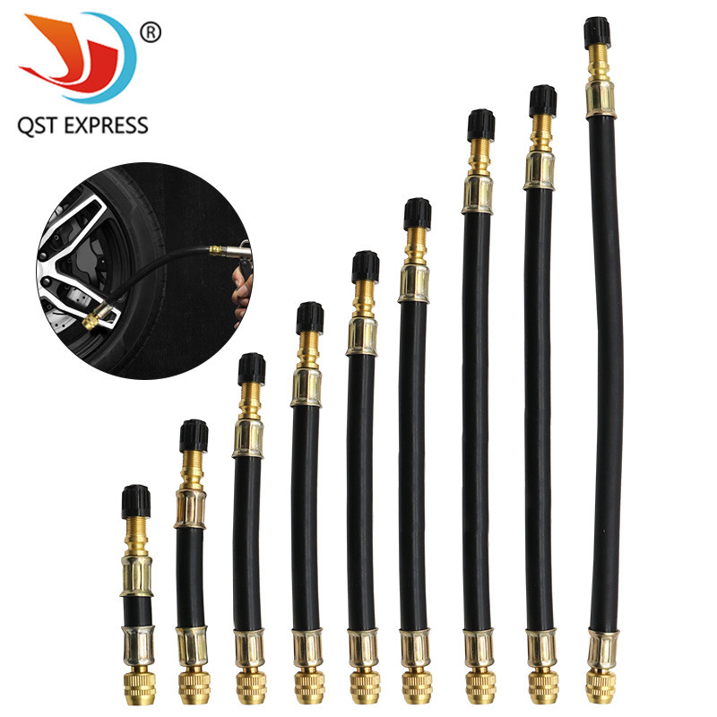 Truck Valve Extension Flexible Bus Tire Valve Extension Rubber Tyre Valve Stem Extender Tire Nipple