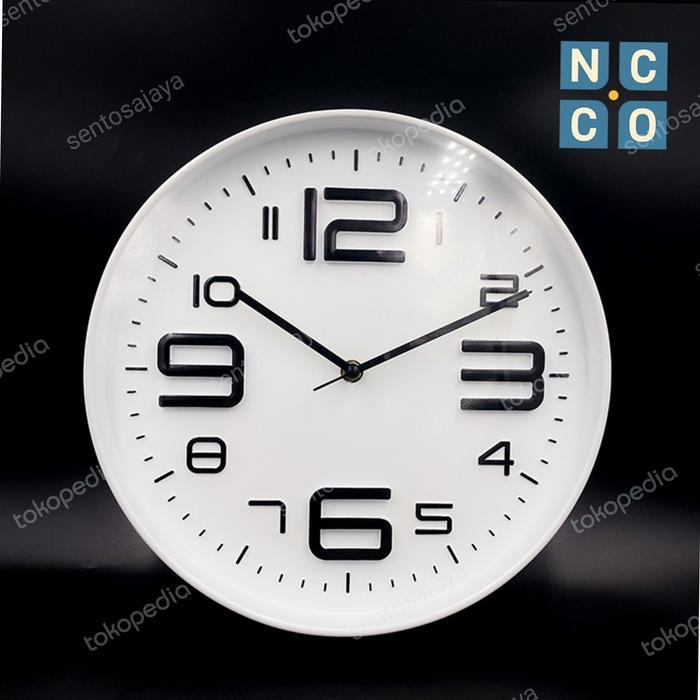 IFY (IMPORT) JAM DINDING MINIMALIS WHITE 356 UKURAN 30CM TERMURAH TERLARIS