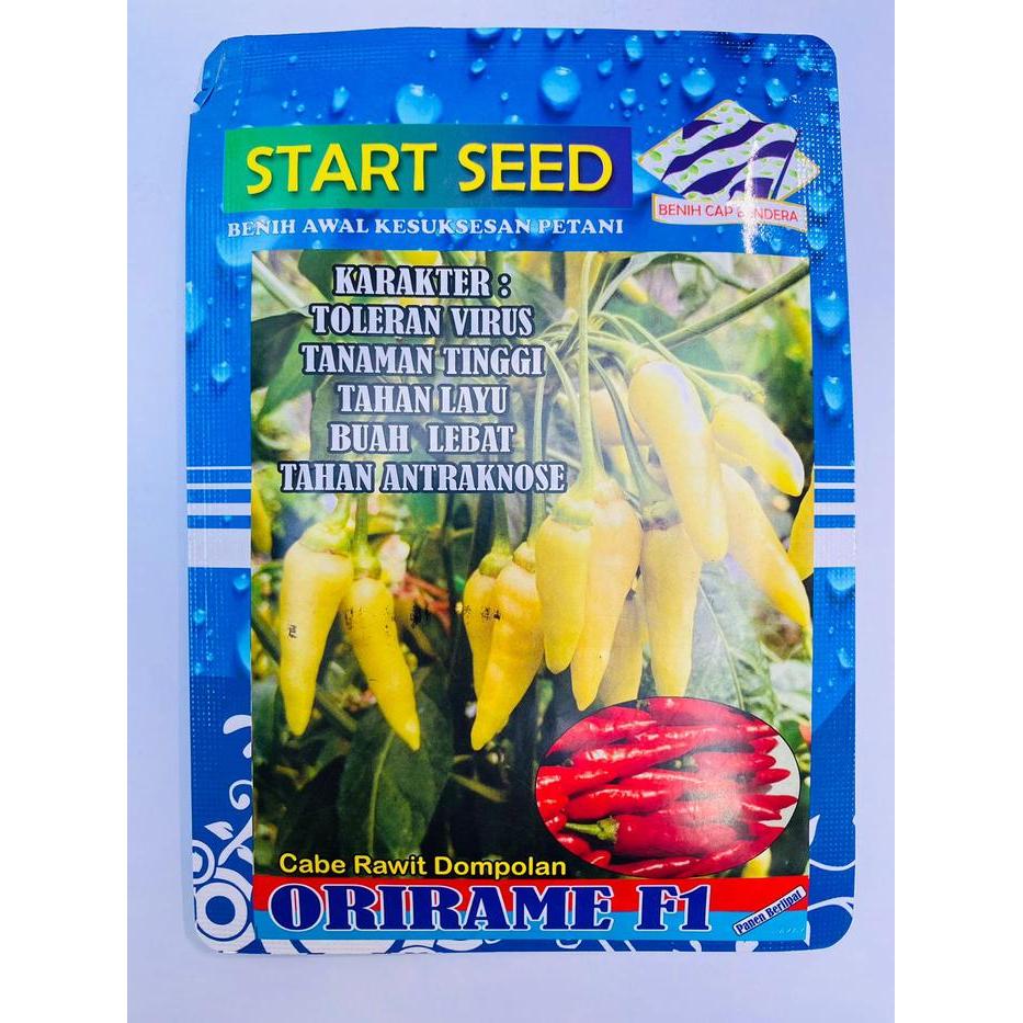 Mrono_Mrene Benih Cabai Rawit Toleran Virus Orirame F1 Isi Kemasan 2000Butir Dari Start Seed