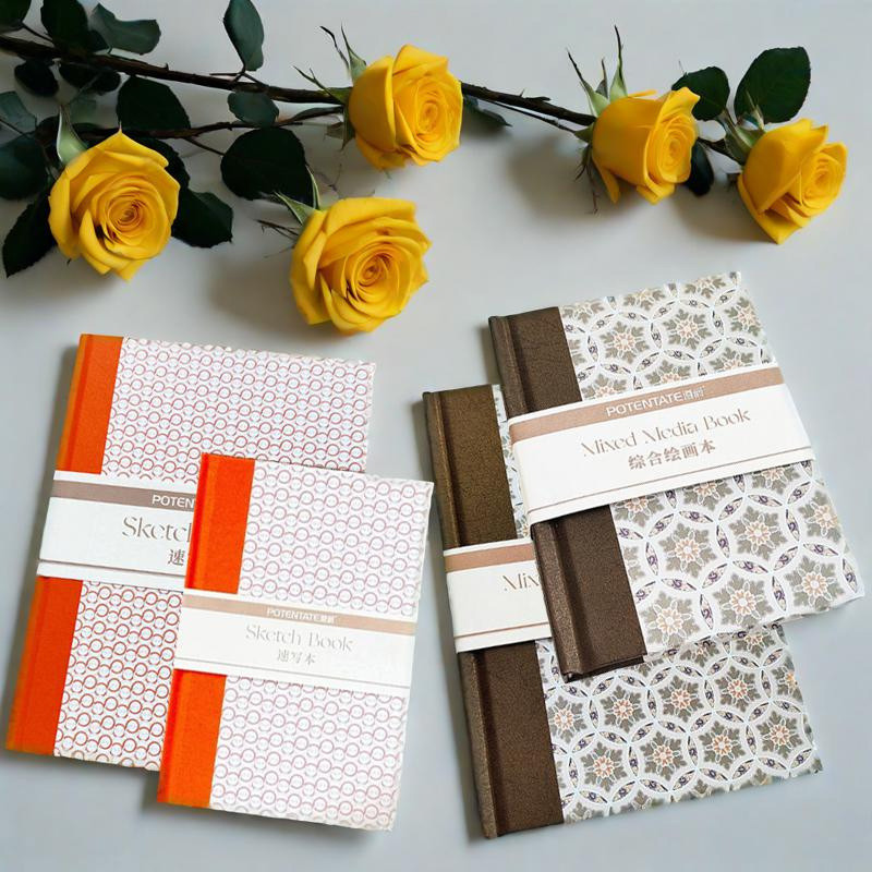 A4/A5/A6 Sketchbook 48sheets/40sheets 180gsm/200gsm Thickened Paper Colored Pencils Gel Pen Marker