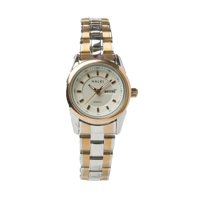Halei 8015L Jam Tangan Wanita - Silver Rosegold
