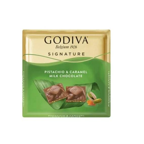 Godiva Signature Pistachio & Caramel Milk Chocolate