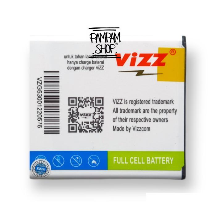 1e77- Baterai Vizz Double Power Original Samsung J2 Prime G532 2016 Batre