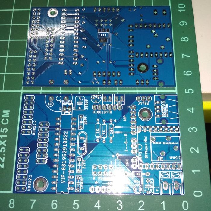 New pcb jws atmega328 mp3 dual layer import