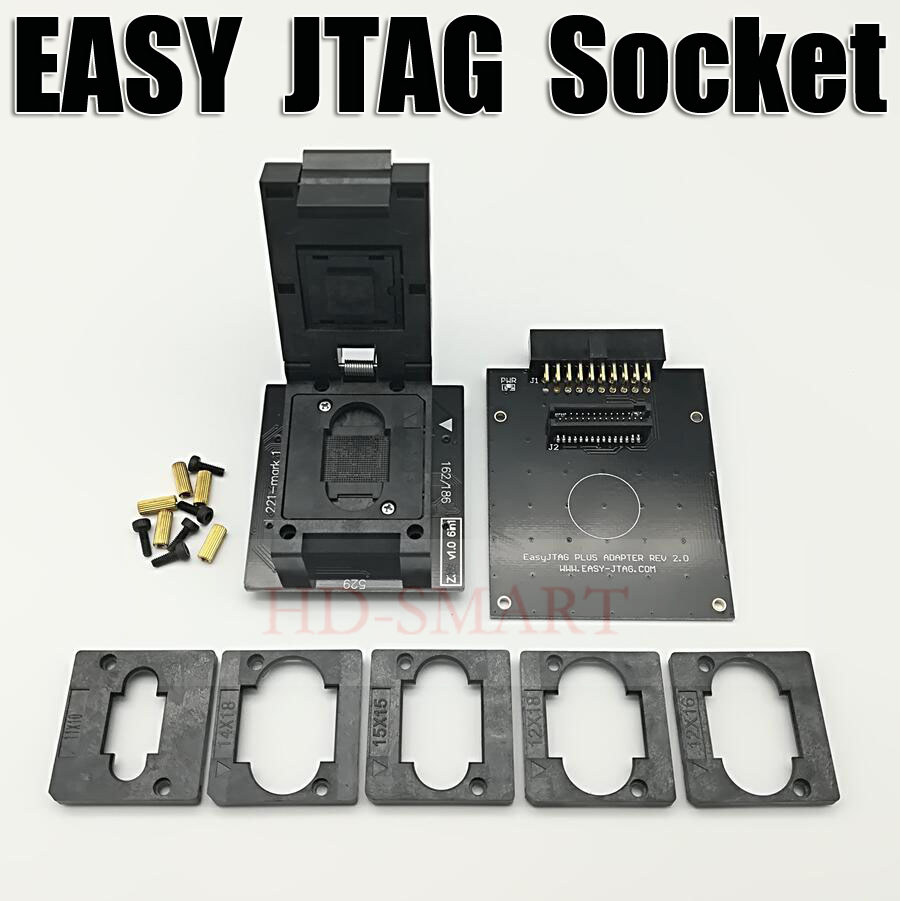 Original Z3X EASY JTAG PLUS BOX  EMMC Socket  BGA153/169  BGA162/186