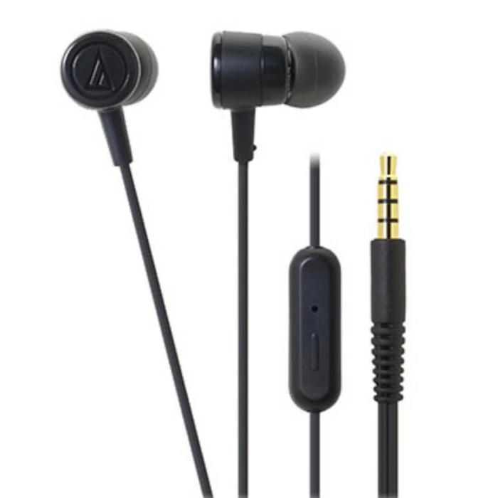 AUDIO TECHNICA ATH-CKL220iS In-Ear Earphones with Mic - Black