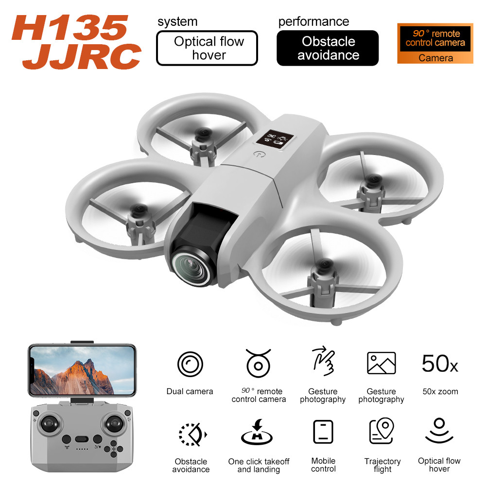 JJRC H135 Mini Drone With 4K HD Camera WiFi FPV Drones Obstacle avoidance Pocket Remote Control