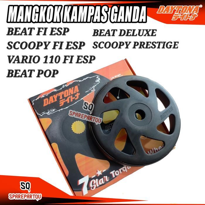 Mangkok Kampas Ganda Daytona Kartel Beat Deluxe Scoopy Prestige Beat Street Genio Mangkok Ganda