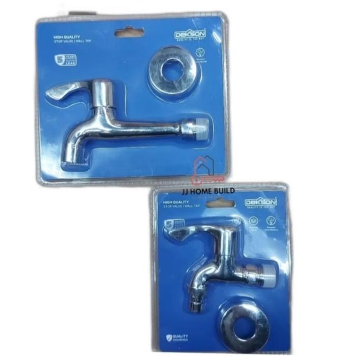 Kran Taman Kran Tembok Dekson Dekson Wall Tap 12101202L Chrome