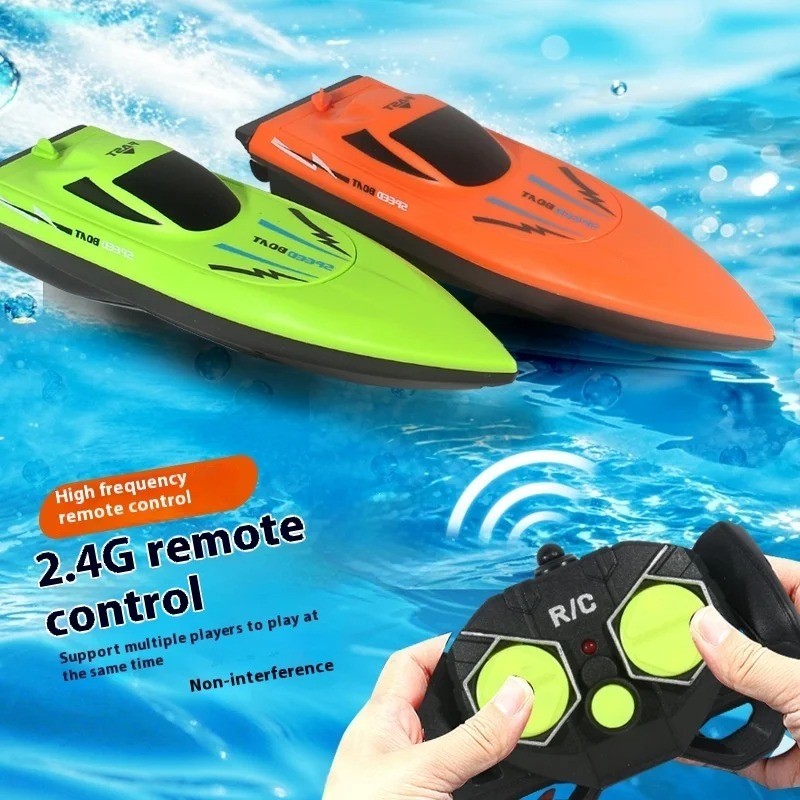 Remote Control Boat For Kids Waterproof Remote Control Toys Fast Remote Control Boat Lightweight