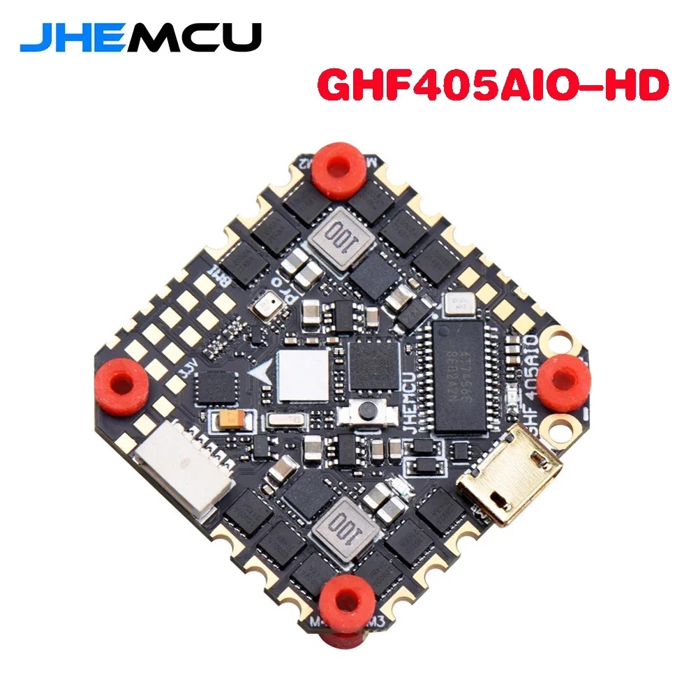 Jhemcu Ghf405Aio-Hd Betaflight F405 Osd Flight Controller W/ 40A Esc Pwm Dshot600 2-6S For Toothpick
