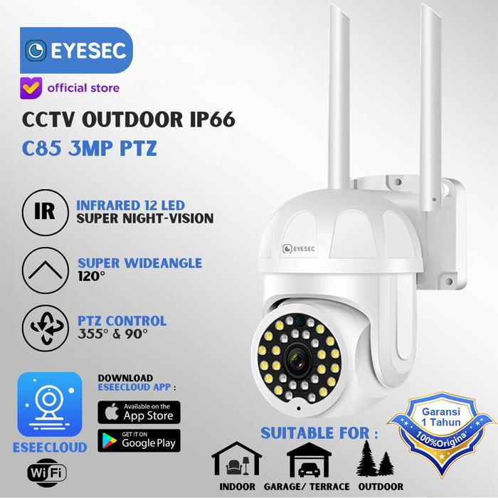 EYESEC CCTV Outdoor 1080P Ip66 STC IP Camera CCTV Wifi APP EseeCloud