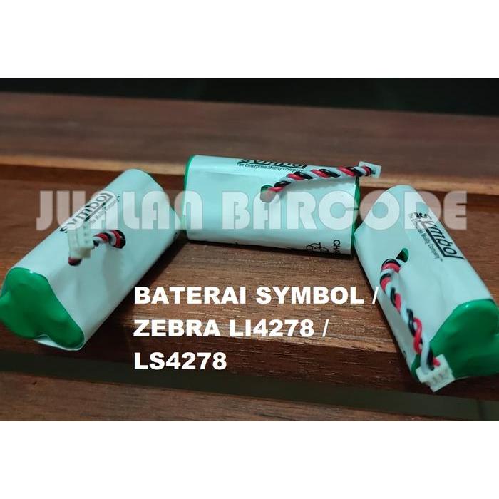SYMBOL LI4278 LI 4278 LS4278 LS 4278 BATERAI ORIGINAL ZEBRA